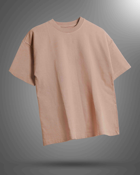 Classic Beige Premium Oversized Tee (Unisex)