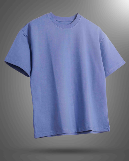 Classic Light Steel Blue Premium Oversized Tee (Unisex)