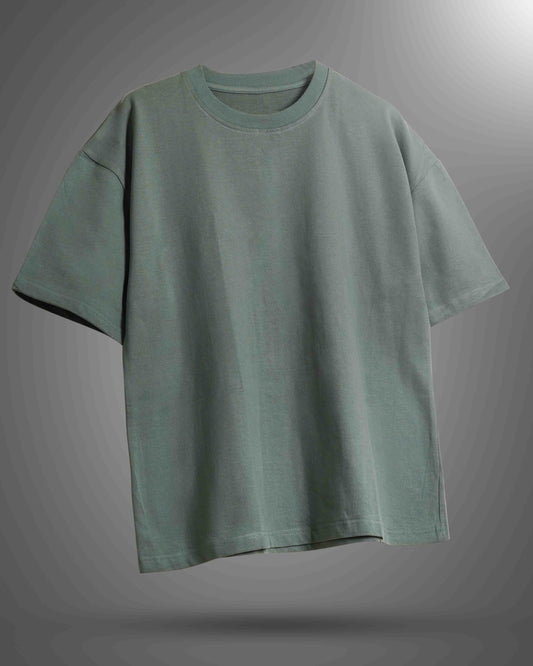 Classic Dark Sea Green Premium Oversized Tee (Unisex)